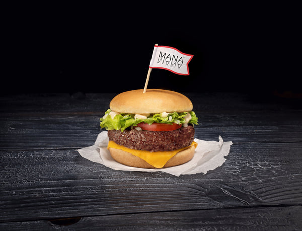Introducing The World's 1st Nutritionally Complete Plant-Based Burger: The ManaBurger