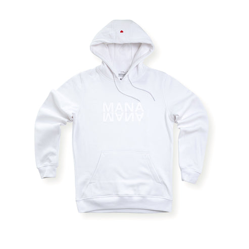Women's 3D Logo Hoodie White